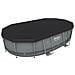 Power Steel 56448 piscina fuori terra Piscina con bordi Piscina ovale 10949 L Blu, Grigio - Foto miniatura 4