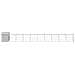 Pollaio Area Corsa Grigio Chiaro 117x1017x123cm Acciaio Zincato - Foto miniatura 3