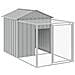 Pollaio Area Corsa Grigio Chiaro 117x1017x123cm Acciaio Zincato - Foto miniatura 7