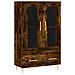 Credenza Rovere Fumo 69,5x31x115 Cm In Legno Multistrato - Foto miniatura 2