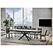 Tavolo Allungabile 90x180/284 Cm Famas Evolution Telaio Antracite - Bianco Frassino - Foto miniatura 4