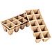 Piccoli Letti Di Torba (2x5 Fori) 22 X 8,5 X 5,5 Cm, 10 Pezzi - Foto miniatura 1