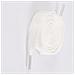 Lacci Piatti, Stile Versatile - 2 Paia White - Foto miniatura 2
