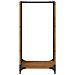 Rastrelliera per Legna da Ardere 40x30x80 cm in Acciaio Corten - Foto miniatura 6