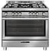 Cucina Gas ST965VI 5 Fuochi a Gas Forno Gas Multifunzione Vermoventilato Classe A Dimensioni 90 x 60 cm Colore Acciaio Inox Serie Specialista - Foto miniatura 1