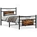 Giroletto senza Materasso Rovere Fumo 90x190 cm in Truciolato - Foto miniatura 1