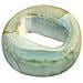 Perlina Forma Anello In Ceramica Ø1,6cm - Colore Laguna - Foto miniatura 1