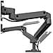 LX Series 45-686-293 Supporti a parete per TV 68,6 cm (27") Scrivania Grigio scuro - Foto miniatura 4