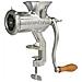 30049 Tritacarne Manuale, Insaccatrice Per Salsiccia, Chorizo, Ghisa Meat Grinder Cromato - Foto miniatura 1
