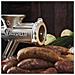 30049 Tritacarne Manuale, Insaccatrice Per Salsiccia, Chorizo, Ghisa Meat Grinder Cromato - Foto miniatura 6