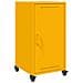 Credenza Giallo Antracite 36x39x72 Cm Acciaio Laminato A Freddo - Foto miniatura 1