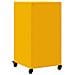 Credenza Giallo Antracite 36x39x72 Cm Acciaio Laminato A Freddo - Foto miniatura 7