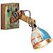 Lampada da Parete in Stile Industriale Rotonda Multicolore E27 - Foto miniatura 1