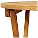 Tavolo da Giardino Pieghevole Rotondo Ø60x72 cm Legno Massello di Acacia - Foto miniatura 8