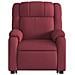 Poltrona Alzapersona Massaggiante Elettrica Rosso Vino Tessuto - Foto miniatura 9