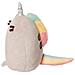 Peluche Mascotte Unicorno 24cm Modello Pusheenicorn Con Corno Scintillante, Grigio Chiaro - Foto miniatura 2