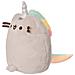 Peluche Mascotte Unicorno 24cm Modello Pusheenicorn Con Corno Scintillante, Grigio Chiaro - Foto miniatura 5
