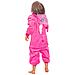 Pigiama Per Bambini Kigurumi Onesie Costume Stich Rosa 135-145 Cm - Foto miniatura 3
