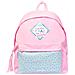 Zaino Scolastico In Poliestere Collezione Pastello 2 Scomparti Leggero, Rosa - Foto miniatura 1