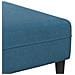 Divano in Velluto con cuscino 3 pcs Blu 208 cm Velluto - Foto miniatura 8