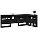 Testata contenitore Rovere nero 80 cm Legno multistrato - Foto miniatura 3