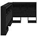 Testata contenitore Rovere nero 80 cm Legno multistrato - Foto miniatura 6