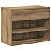 Scarpiera Rovere Artigianale 60x30x45 cm in Legno Multistrato - Foto miniatura 1