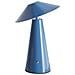 Lampada Da Tavolo Senza Fili A Led Apayao Con Dimmer Metallo Blu - Foto miniatura 3