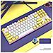 Tastiera Meccanica Cablata A 87 Tasti - Tastiera Da Gioco Rgb Hot-swappable Con Interruttore Blu White+yellow - Foto miniatura 4