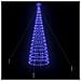 Albero di Natale LED con picchetti per il terreno Blu 400 cm - Foto miniatura 4