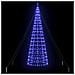 Albero di Natale LED con picchetti per il terreno Blu 400 cm - Foto miniatura 5