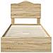 Letto con Contenitore con testiera Rovere Sonoma 90 x 200 cm - Foto miniatura 8