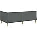 Struttura Letto Angolare con Materasso 2 pcs Grigio Tessuto - Foto miniatura 9