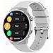 Smartwatch Con Chiamata Bluetooth, Monitoraggio Frequenza Cardiaca E Sonno, Compatibile Con Huawei, Samsung, Apple, Garmin Silver - Foto miniatura 4