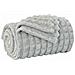 Coperte da Pile 6 pcs Grigio 240 x 220 cm Panno - Foto miniatura 4