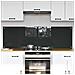 Rivestimento da Cucina 2 pcs Grigio scuro 80 x 50 cm - Foto miniatura 2
