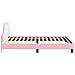 Struttura letto bambini con testata Rosa 90 x 200 cm PU - Foto miniatura 6