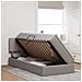 Letto con contenitore e LED con led Talpa 100 x 200 cm Tessuto - Foto miniatura 4