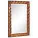 Specchio da bagno Finitura Marrone Acacia 50 x 70 x 2,5 cm - Foto miniatura 1