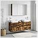 Set di mobili per il bagno 4 pcs Rovere Fumo - Foto miniatura 2