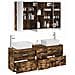 Set di mobili per il bagno 4 pcs Rovere Fumo - Foto miniatura 3