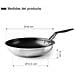 47418 - Padella antiaderente Origin, acciaio inox 18/10, rivestimento antiaderente QuanTanium® - Foto miniatura 2