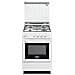 Cucina a Gas SGW 554 GN N 4 Fuochi Forno a Gas 50 x 50 Colore Bianco - Foto miniatura 1