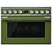 Cucina Elettrica CPF9GPOG 6 Fuochi a Gas Forno Elettrico Dimensione 90 x 60 cm Colore Oliva - Foto miniatura 1