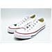 All Star Scarpe Uomo Donna Bianche Basse Tela Ox Optic 42,5 - Foto miniatura 23