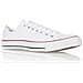 All Star Scarpe Uomo Donna Bianche Basse Tela Ox Optic 42,5 - Foto miniatura 12