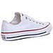 All Star Scarpe Uomo Donna Bianche Basse Tela Ox Optic 42,5 - Foto miniatura 11