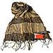 Sciarpa Uomo Pashmina Stropicciata Jc3398 Castoro - Foto miniatura 1