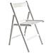 Sedia Pieghevole In Faggio Di Alta Qualita Colore Bianco 43x48xh. 79 Cm - Foto miniatura 1