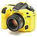 Protezione Custodia Soft In Silicone Case Morbido Per Nikon D7100 D7200 Giallo - Foto miniatura 1